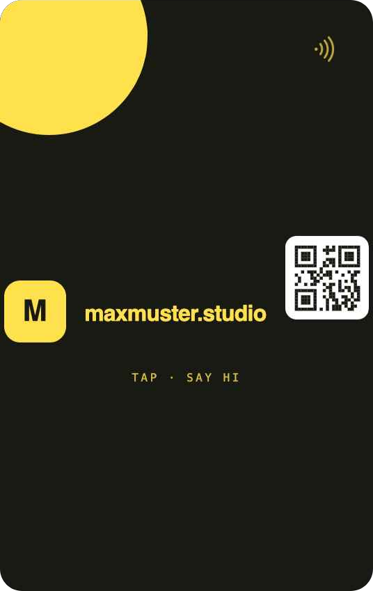 DataCard Design – Citrus · Rückseite