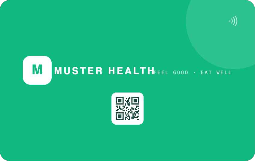DataCard Design – Mint · Rückseite