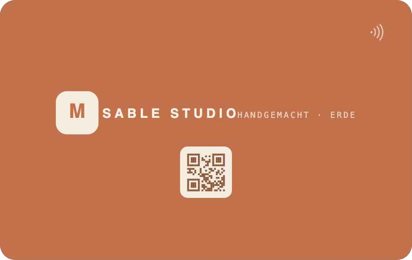 DataCard Design – Sable · Rückseite